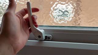 UPVC window handle is broken easy fix [upl. by Lyret]