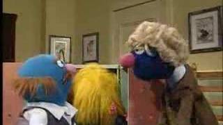 Sesame Street Grover sells wigs to that blue guy [upl. by Araccat]