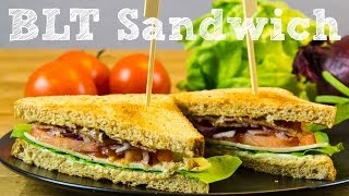 BLT Sandwich Video Recipe  Thats Tasty [upl. by Nivrehs]