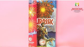 1 34 Inch 3 Piece Pipe  Fancy Cracker Night shot  jurassicworld Modrern crackers diwali [upl. by Oicnedif]