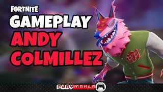 Asi se ve ANDY COLMILLEZ en partida 🐺 FORTNITE 🐺 [upl. by Ellehcer]