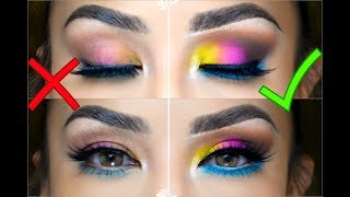 Como hacer tus SOMBRAS DE OJOS VIBRANTES🌈  How to Make Any Eyeshadow POP  auroramakeup [upl. by Kain]