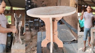 center table ka new model woodworking 8पलंग [upl. by Obmar]