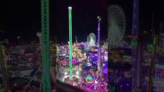 The views from one of 3 wheels at night are incredible at Hull Fair 2024 hullfair24 hullfair [upl. by Newton]