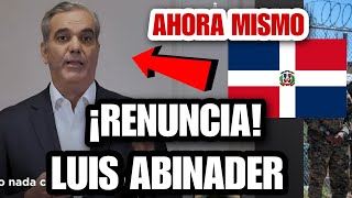 NOTICIAS DE ÚLTIMO MINUTOquot MIRA LO QUE ACABA DE REVELAR EL PRESIDENTE LUIS ABINADER quotReforma fiscalquot [upl. by Arymat970]