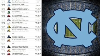 North Carolina Football 2024 Schedule Preview amp Prediction [upl. by Harness]