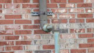 Fastening Gas Line to Brick With Sleeve Anchors [upl. by Nilok]