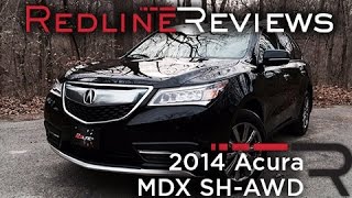 2014 Acura MDX SHAWD – Redline Review [upl. by Kcirdled]