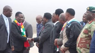 Mnangagwa jets in Bulawayo just to open University accommodation block [upl. by Nylitak822]