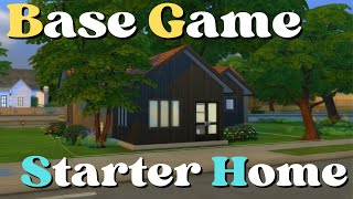 Base Game Starter Home  The Sims 4 [upl. by Luhe]