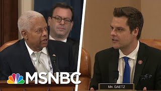 Rep Hank Johnson Rep Gaetz Pot Calling Kettle Black Bringing Up Hunter Bidens DUI  MSNBC [upl. by Maleen946]