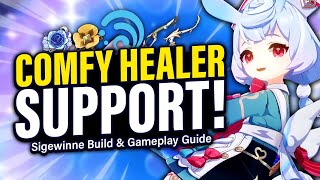 SIGEWINNE GUIDE How to Play Best Artifact amp Weapon Builds Team Comps  Genshin Impact 47 [upl. by Fidelas646]