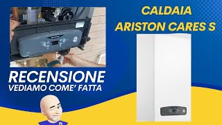 caldaia Ariston Cares S a condensazione recensione come fatta carica scarica pressione attaocco bus [upl. by Owens]