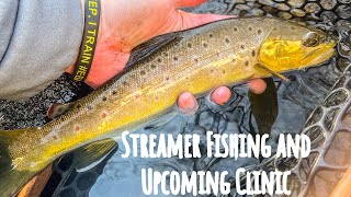 Streamer Fishing and an Upcoming Clinic [upl. by Mick]