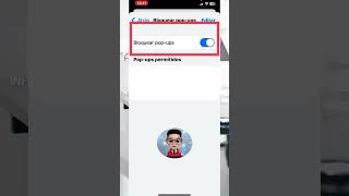 Como activar o desactivar ventanas emergentes popups en iPhone [upl. by Sharpe]