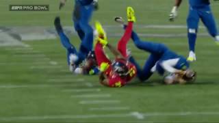 AFC Clinches Win with Aqib Talib Crazy INT Sequence  2017 NFL Pro Bowl Highlights [upl. by Goltz]