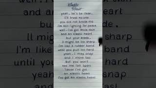 Sia  Elastic Heart Lyrics REQUESTED sia shorts shortsfeed youtubeshorts [upl. by Notac763]