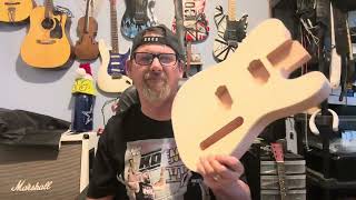 Unboxing my newest guitar project body diyguitar unboxing guitar [upl. by Allac848]