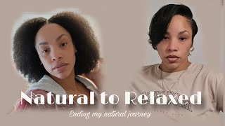 From Natural to Relaxer amp A Long Pixie ft Nairobi Sensitive Scalp Relaxer [upl. by Hamehseer]