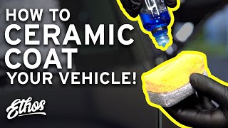 How to Ceramic Coat Your Car Yourself  Step by Step Guide for Beginners [upl. by Peskoff]