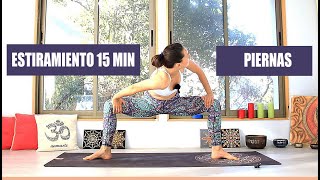 Estiramiento  Piernas Flexibles en 15 minutos para todos  MalovaElena [upl. by Maroj]