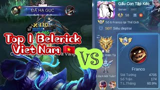 Winzy đối đầy siêu kéo Top 1 Franco Việt Nam  Top 6 Franco Global   Mobile Legends Bang Bang [upl. by Isnan]