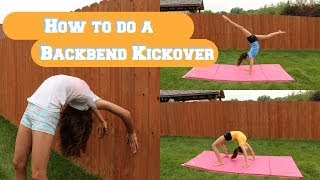 How to do a Backbend Kickover [upl. by Borroff499]