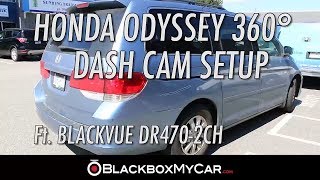 Blackvue 4Channel Dash Cam Setup in Minivan  BlackboxMyCar [upl. by Elsie763]