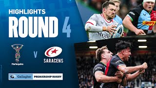 Harlequins v Saracens  HIGHLIGHTS  Heroic Defensive Display  Gallagher Premiership 202425 [upl. by Ringe74]