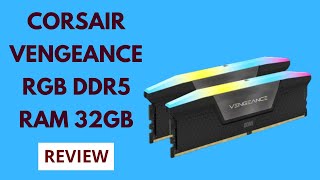 CORSAIR VENGEANCE RGB DDR5 RAM 32GB 2x16GB 6000MHz CL36 Intel XMP iCUE Compatible Computer Memory [upl. by Agnella206]