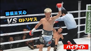 那須川天心VSジョナサン・ロドリゲス  ハイライト \ Tenshin Nasukawa vs Jonathan Rodriguez  Highlights [upl. by Craggy]