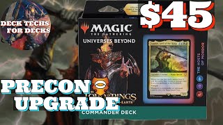 The Hosts of Mordor 45 Budget Precon Upgrade  Lord of the Rings  MTG EDH Deck [upl. by Torin]