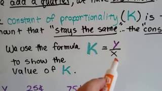 Grade 7 Math 42b Write an equation for Proportions [upl. by Adnolehs]