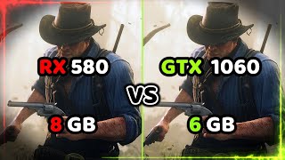 RX 580 8GB vs GTX 1060 6GB  Test in Top 10 Games  2023 [upl. by Amata]