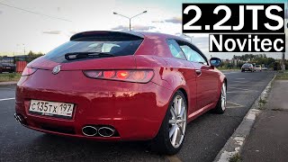 Novitec Alfa Romeo Brera 22JTS exhaust sound [upl. by Ellennaj]