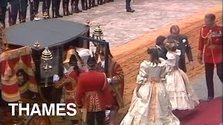 Princess Diana  Royal Wedding  1981 [upl. by Rosenkrantz]