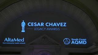 Cesar Chavez Foundation honors activists [upl. by Oralle]