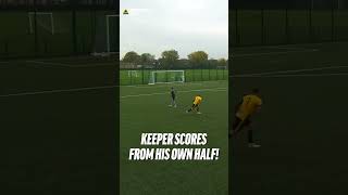 KEEPER BROUGHT HIS SHOOTING BOOTS WITH HIM goal worldie sundayleague baller football [upl. by Iem]