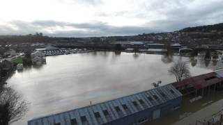 Storm Desmond Flood Damage Kendal December 2015 [upl. by Gnal]