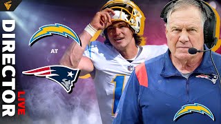 Chargers at Patriots Watch Party Week 13 2023  Director LIVE [upl. by Hambley]