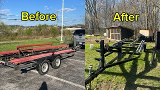 Pontoon Trailer Restoration [upl. by Treat]