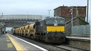 Irish Rail 071 Class  HOBS Action at Sallins Straffan Hazelhatch [upl. by Haidedej31]