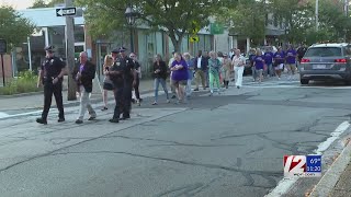 International Overdose Awareness Day walk held in Warren [upl. by Alicul]