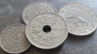 Belgium WW1 Zinc Coins [upl. by Siwel]