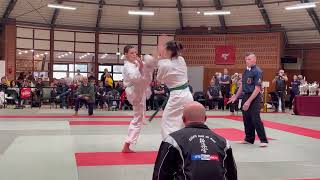 French Open 2023 Gaelle Hanser France vs Oxane Vanroyen France part1 Adults women beginners 65 kgs [upl. by Terese]