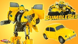 Transformers Bumblebee Power Charge Coccinelle Cox Beetle Hasbro Robot Review [upl. by Paulette941]