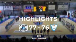 HIGHLIGHTS  Gruppo Mascio Orzinuovi vs Acqua S Bernardo Cantù [upl. by Catherina]