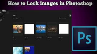 Lock and unlock image in Photoshop [upl. by Shiri]