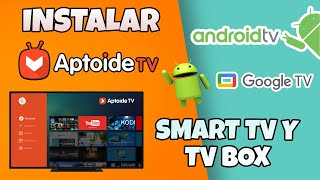 INSTALAR APTOIDE TV NUEVA ACTUALIZACION 2023 ANDROID TV [upl. by Lenny]