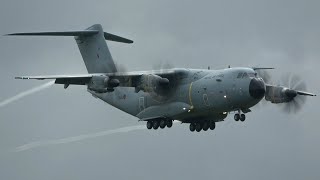 Airbus A400M Landing amp Takeoff at TamperePirkkala [upl. by Messere]